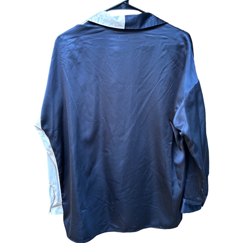 DR2 Black and White Colorblock Shirt Medium NWT - Picture 4 of 7